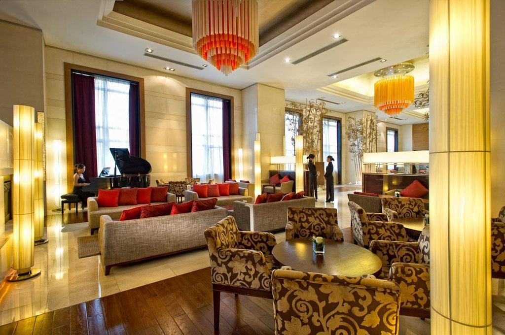 Hotel Nikko Tianjin Luaran gambar The lobby of the hotel